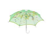 Unique Bargains Handmade Wedding Sequin Decor Cotton Lace Mini Parasol Children Umbrella Green