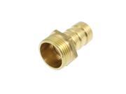 Unique Bargains 3 4 Male Thread 1 2 19mm Air Water Fuel Hose Brass Barb Fitting Adapter
