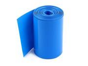 10Meters 85mm Width PVC Heat Shrink Wrap Tube Blue for 18650 Battery Pack