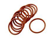 Unique Bargains 10 Pcs 40mm Outside Diameter 3mm Thickness Silicone O Ring Seal