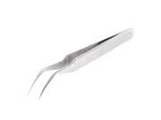 Unique Bargains ST 15 Silver Tone Metal Head Hand Tool Nipper Curved Tweezers 12cm Length