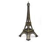 Bronze Tone Metal Paris Miniature Eiffel Tower Model Souvenir Decoration 12.6