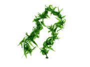 Unique Bargains 5.9Ft Long Emulational Green Leaf Hanging Vine Decoration 10 Pcs