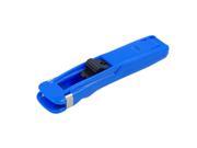 Blue Handheld Alternative Clam Clip Dispenser Stapler