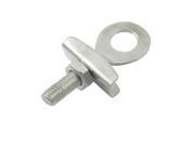 Hex Screw Mounting Silver Tone Bicycle Chain Tensioner Adjuster