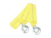 Forged Metal Hook Emergency 5 Ton Yellow Car Tow Strap 4.5 Meters