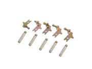 5 Sets Bike Bicycle Cycling Component Metal Disc Fittings Brass Tone