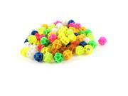 88 Pcs 14mm Diameter Assorted Color Antirust Bike Bicycle Spoke Beads Accent