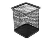 Simple Metal Wire Mesh Rectangle Stationery Pen Pencil Holder Container