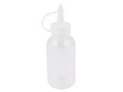 100ml Industrial Clear Plastic Glue Gel Oil Squeeze Bottle Dispenser 5pcs