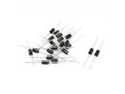 Unique Bargains 20 Pcs Cylinder Shaped Axial Rectifier Schottky Diodes 100V 3A SR3100