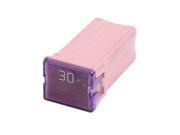 Auto Car Straight Female Terminals Link Mini PAL Fuse 30A Pink