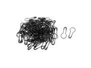 Unique Bargains 100 Pcs Black Metal Gourd Hooks Calabash Shape Safety Pins