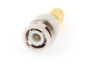 Unique Bargains BNC Male to SMA Male M M Converter Straight Type Adapter Coaxial Cable Connector