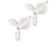 2pcs Home Decorative Wall Mounted Jewelry Coat Hooks Hanging Display