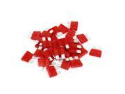 Unique Bargains 30 Pcs 5A Red Plastic Body Two Prong Blade Plug in ATC Fuses 32V