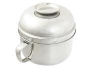 Unique Bargains Unique Bargains Kitchen D Shaped Handle Stainless Steel Storage Lunchbox Food Container