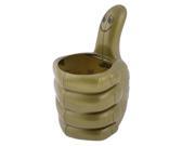 Office Stationery Plastic Thumb Shape Pot Pencil Container Holder