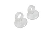 2 Pairs Aquarium Air Tube Airline Tubing Heater Holder Suction Cups 30mm