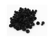 Unique Bargains Car Door Fender Bumper 8.5mm Hole Plastic Rivets Fastener Push Clips 100 Pcs