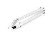 280mm Long 22mm Inlet Diameter Exhaust Pipe Muffler Silver Tone for Motorcycle
