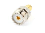 Unique Bargains SMA Male Plug to UHF Female Jack Straight RF Adapter Coax Connector Replacement