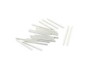 Unique Bargains 20Pcs 40 x 2.5mm Hardware Tools Stainless Steel Round Rods for Car Model