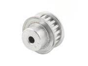 Unique Bargains Silver Tone Stainless Steel 11mm Wide Belt 6mm Bore 6mm Pitch 18T Timing Pulley
