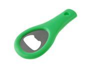 Unique Bargains Home Mini Green Plastic Handle Beer Bottle Opener