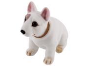Car Dog Shape Nod Nodding Bobblehead Dashboard Ornament White