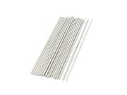 Unique Bargains 20pcs RC Model Airplane Spare Parts Stainless Steel Round Bar 100 x 2.5mm