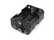 Double Side Spring Loaded 6 x 1.5V AA Battery Holder Storage Case Box