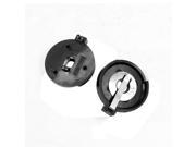 2 Pcs Lithium Button Battery Holder Case Black for CR LIR2430