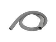 Replacement 40mm Outer Diameter Gray PVC Vacuum Cleaner Pipe 6.2Ft