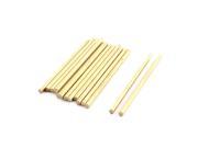 Unique Bargains 15Pcs Brass Transmission Round Linkage Rod 3mmx70mm for RC Helicopter