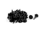 30 Pcs Black Plastic Splash Defender Push Type Fastener Mat Clips for Ford