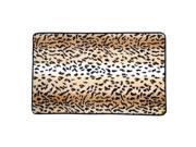 Brown Leopard Print Home Porch Floor Antislip Area Rug Carpet 31.5 x 19.7