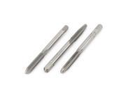 BSW3 16 24 Straight 3 Flutes Bottoming Plug Taper Hand Taps Set 3pcs