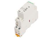 WCT 16A DIN Rail Mount Double Pole Home Electric AC Power Contactor 16A Uc 230V