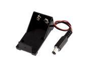 Unique Bargains 5.5mmx2.1mm DC Male Plug 9V Cell Battery Holder Case Box Container w Wire Leads