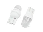 2 x T10 194 W5W 1.5W Ceramic Shell Car LED Wedge Backup White Lights Bulbs