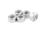 Unique Bargains 5PCS RC Helicopter Model Replacement Silver Tone Ball Bearing 9 x 4 x 4mm
