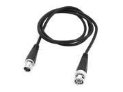 Unique Bargains 1M BNC Male to Female CCTV Camera Adapter Connector Extension Cable