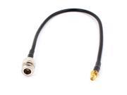 Unique Bargains N Female to RP SMA Female Adapter Connector Pigtail RG58 Coaxial Cable 40cm