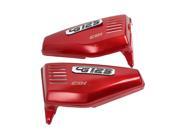 Unique Bargains Autobicycle Motorcycle Red Plastic Side Cover Parts Pair for CG125