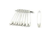 10 Pieces Metal Fastening Tool Safety Pins for Life and Work Use