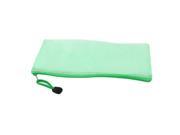 Zippered PVC Mesh A6 Paper Document File Storage Bag Holder Pouch Green