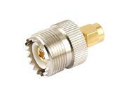 Unique Bargains UHF SO 239 SO239 Female to SMA Male Plug Connector Coaxial Adapter