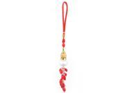 Unique Bargains Red Calabash Pendant Ornament Multi Bead Linked String Automobile Decoration