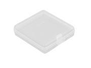 Unique Bargains Rectangle Design Plastic Box Nail Collect Components Storage Case White